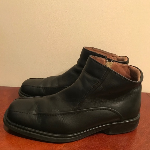 Mens Sz 9.5 Bostonian Current Black Boots main image 6